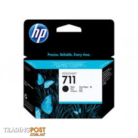 Hewlett Packard HP-711BK Black Ink cartridge - Hewlet Packard - HP 711 BK - 0.05kg