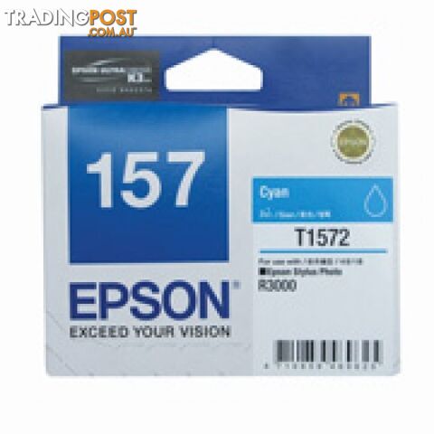 EPSON 157 C13T157290 CYAN Ink Cartridge 157 for Stylus Photo R3000 - Epson - EPSON 157 CYAN - 0.00kg