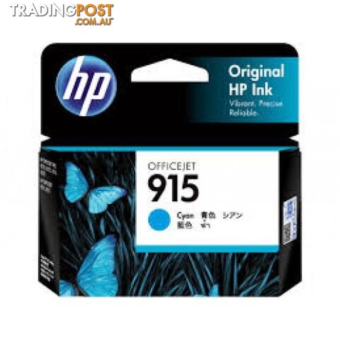Hewlett Packard #915 Cyan Ink Cartridge for officejet 8010 - Hewlet Packard - HP 915 Cyan - 0.00kg