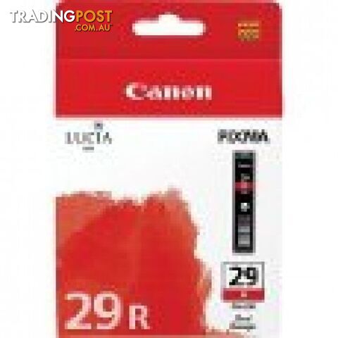 Canon PGI-29R Pigment Red Ink - Canon - PGI-29R - 0.20kg