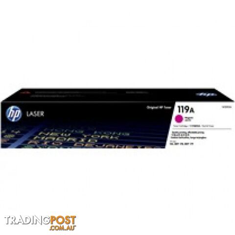 Hewlett-Packard W2093A Magenta Toner [#119A] - Hewlet Packard - HP W2093A MAGENTA - 0.94kg