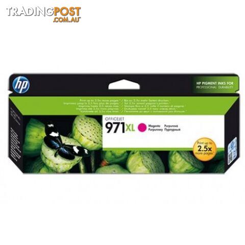 Hewlett Packard HP-971XL M Magenta Ink HIGH YIELD - Hewlet Packard - HP 971XL M - 0.00kg