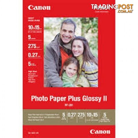 Canon PP301 4X6-100 Photo Cards Gloss Plus - Canon - PP301 4X6 100 - 0.10kg