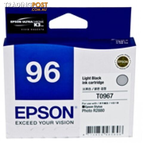 Epson C13T096790 LITE BLACK 96 - Epson - Epson T0967 LITE BLACK - 0.00kg