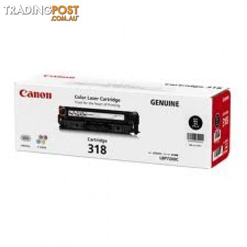 Canon Cartridge 318BK Black Toner for LBP7200 LBP7680 - Canon - Cartridge 318BK - 0.91kg