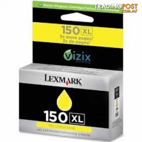 Lexmark #150 14N1618AAN YELLOW HIGH yield Ink - Lexmark - LX 150XL YELLOW - 0.00kg