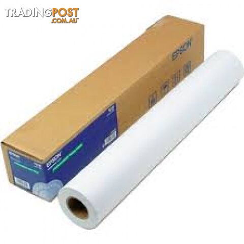 Epson Paper Roll Enhanced Synthetic ADHESIVE 24" X 30M A1 A0 printers C13S041617 135gsm - Epson - Epson 24" paper roll - 0.00kg