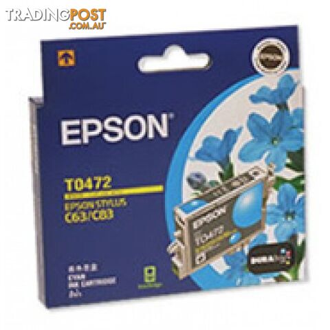 Epson C13T047290 CYAN Ink Cartridge T0-472 - Epson - EPSON C13T047290 T0472 - 0.00kg