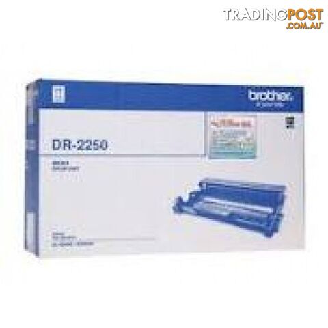 Brother DR-2225 Drum Unit for HL2240 HL2250 MFC7240 MFC7360 MFC7460 MFC7860 FAX2840 - Brother - DR-2225 - 0.69kg