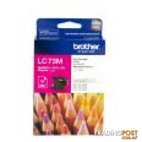 Brother LC73M Magenta Ink cartridge for MFC-J6510 MFC-J6710 MFC-J8125DW DCP-J925DW - Brother - LC73M - 0.06kg