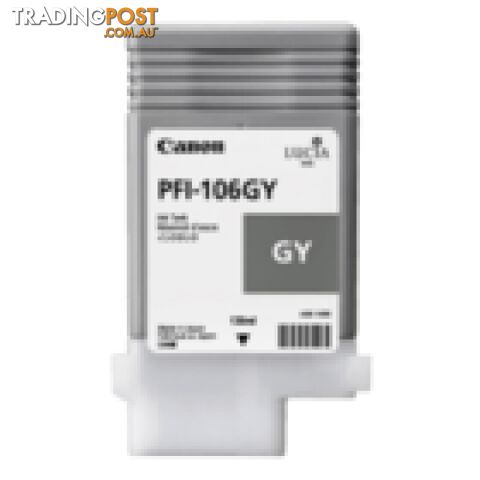 Canon Prograf 6300 6350 6400 6450 PFI-106 Grey Ink - Canon - PFI-106 Grey - 0.00kg