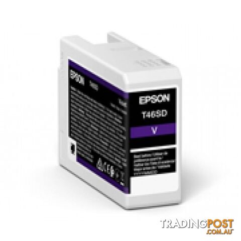 Epson 46S  C13T46SD00 Violet Ink for SureColor P706 - Epson - Epson 46S Violet - 0.20kg