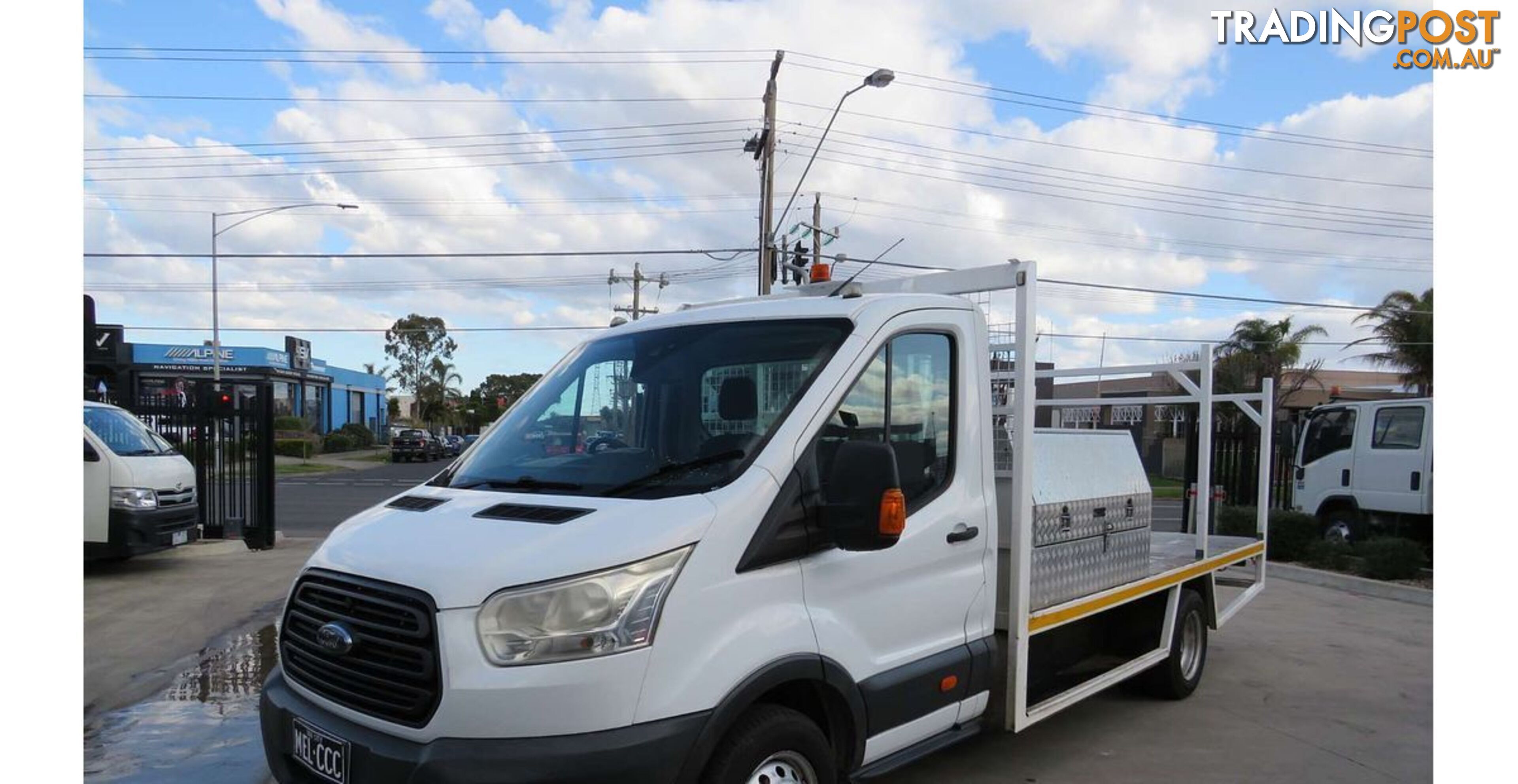 2014 FORD TRANSIT 470E VO CAB CHASSIS