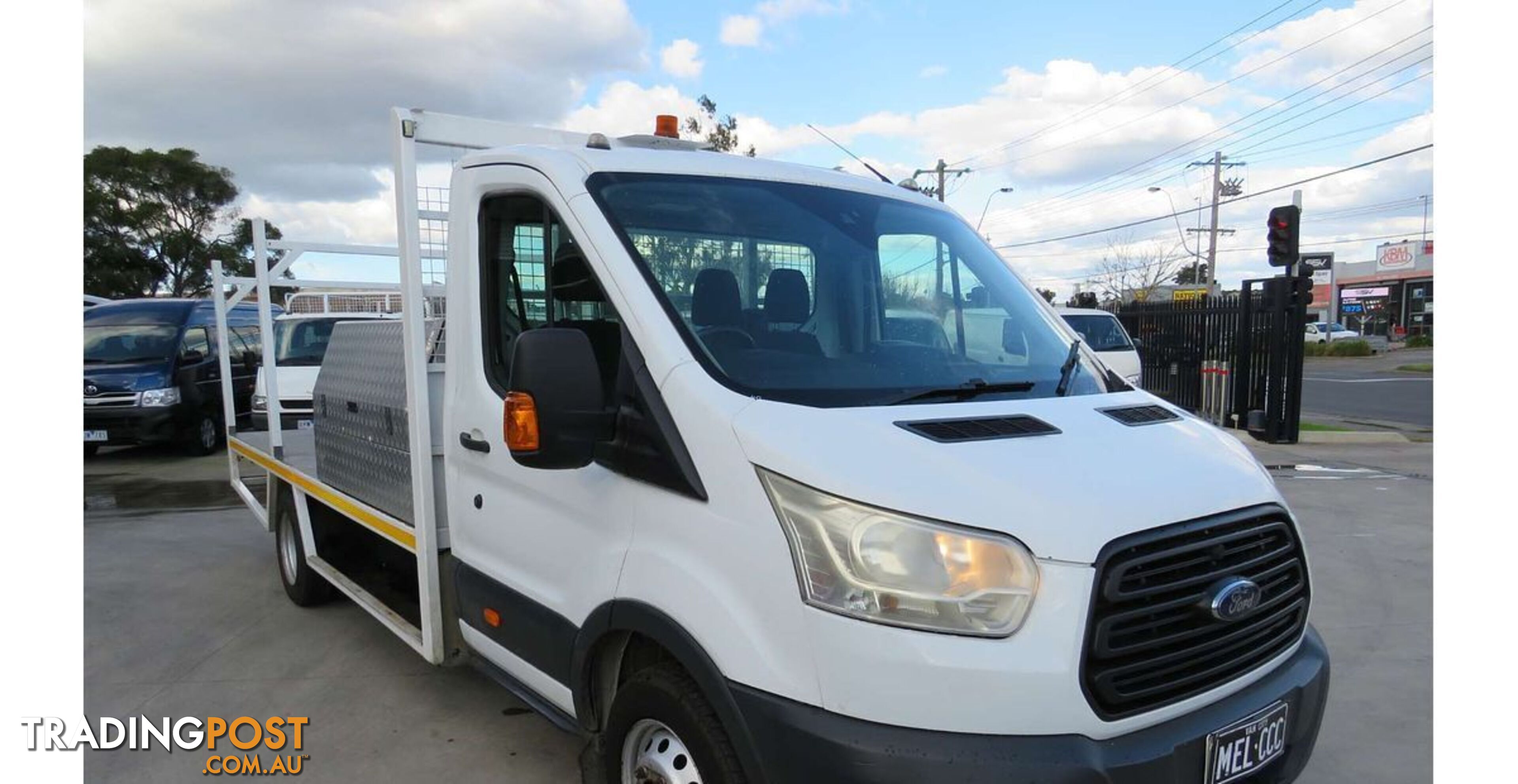 2014 FORD TRANSIT 470E VO CAB CHASSIS