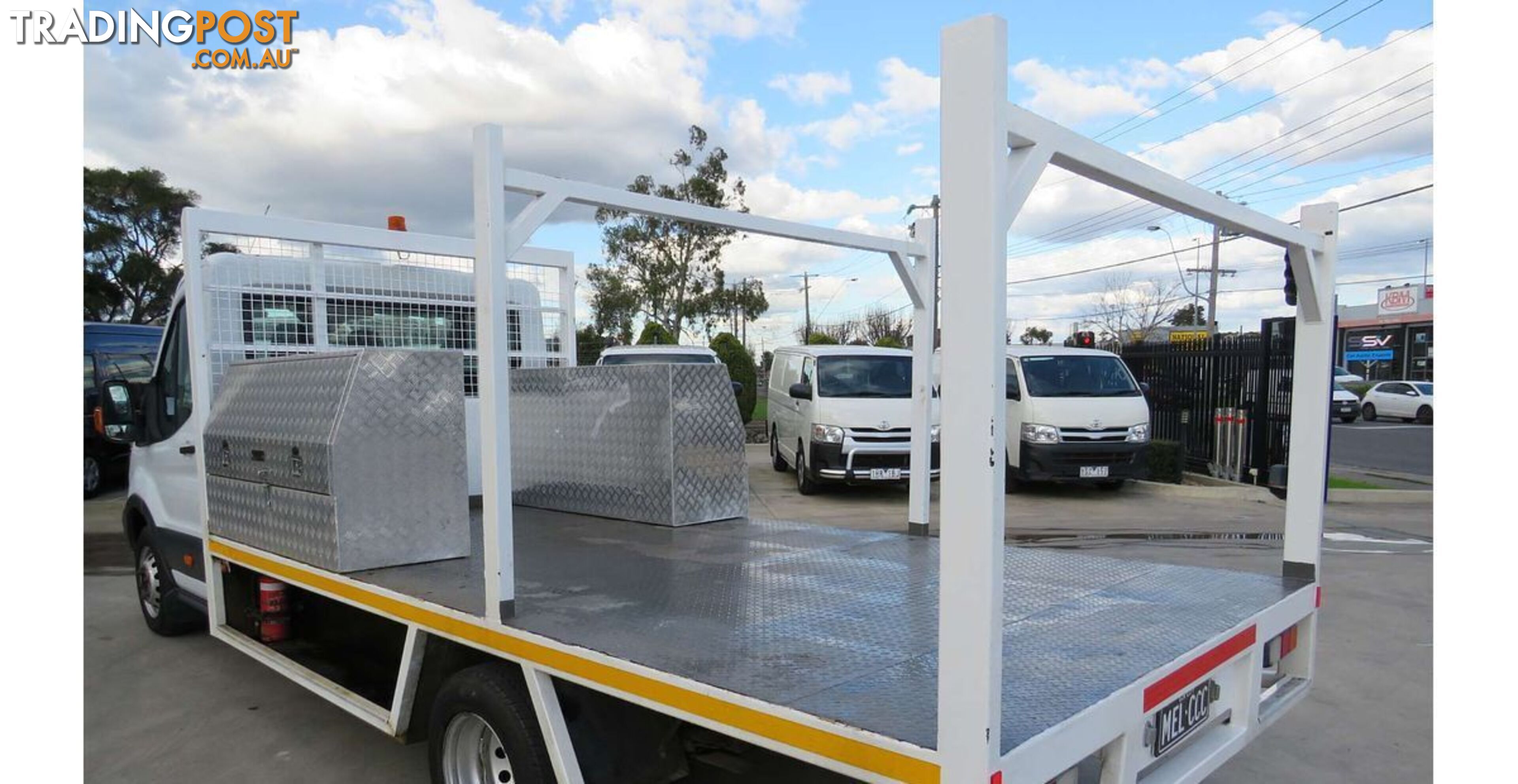 2014 FORD TRANSIT 470E VO CAB CHASSIS