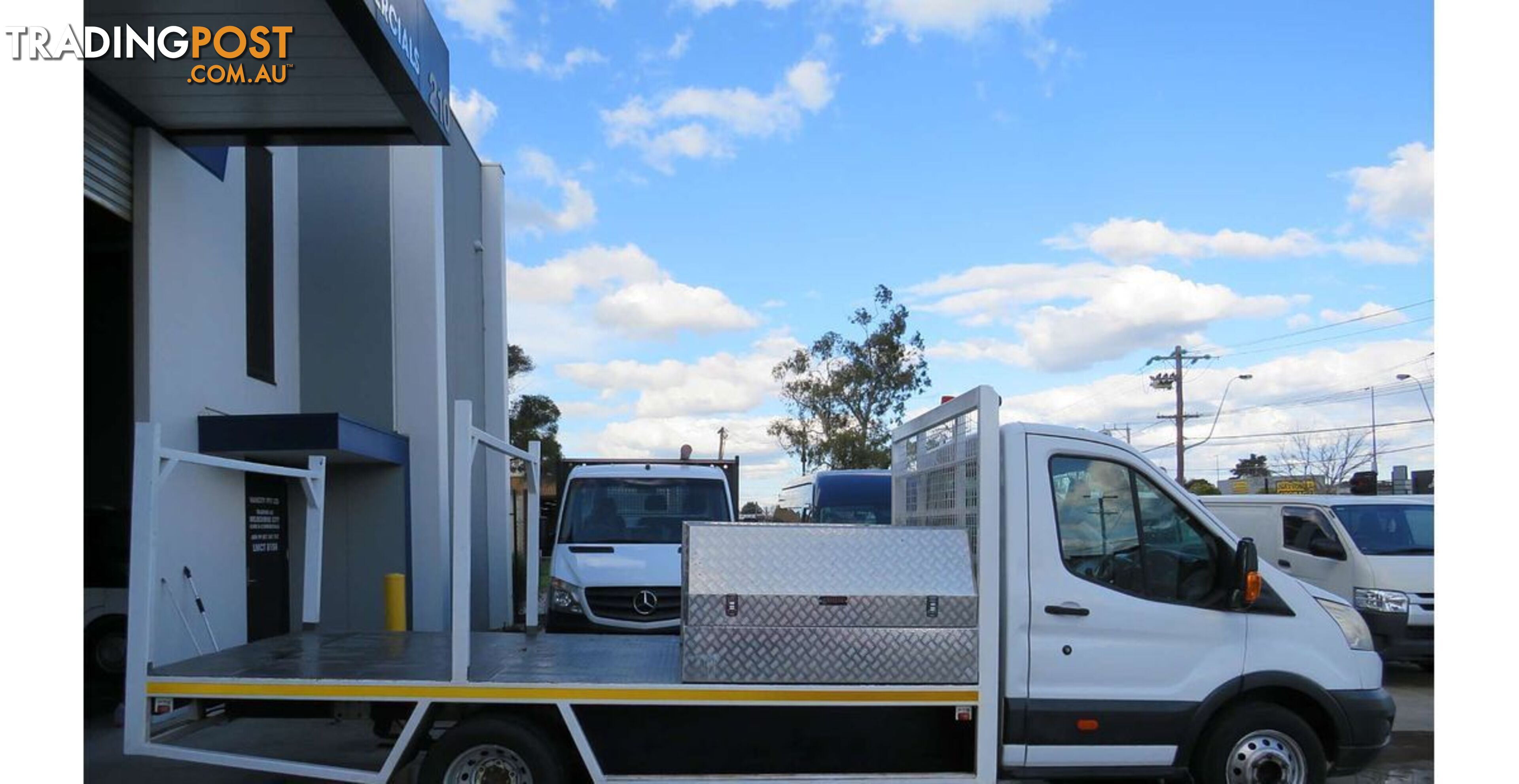 2014 FORD TRANSIT 470E VO CAB CHASSIS