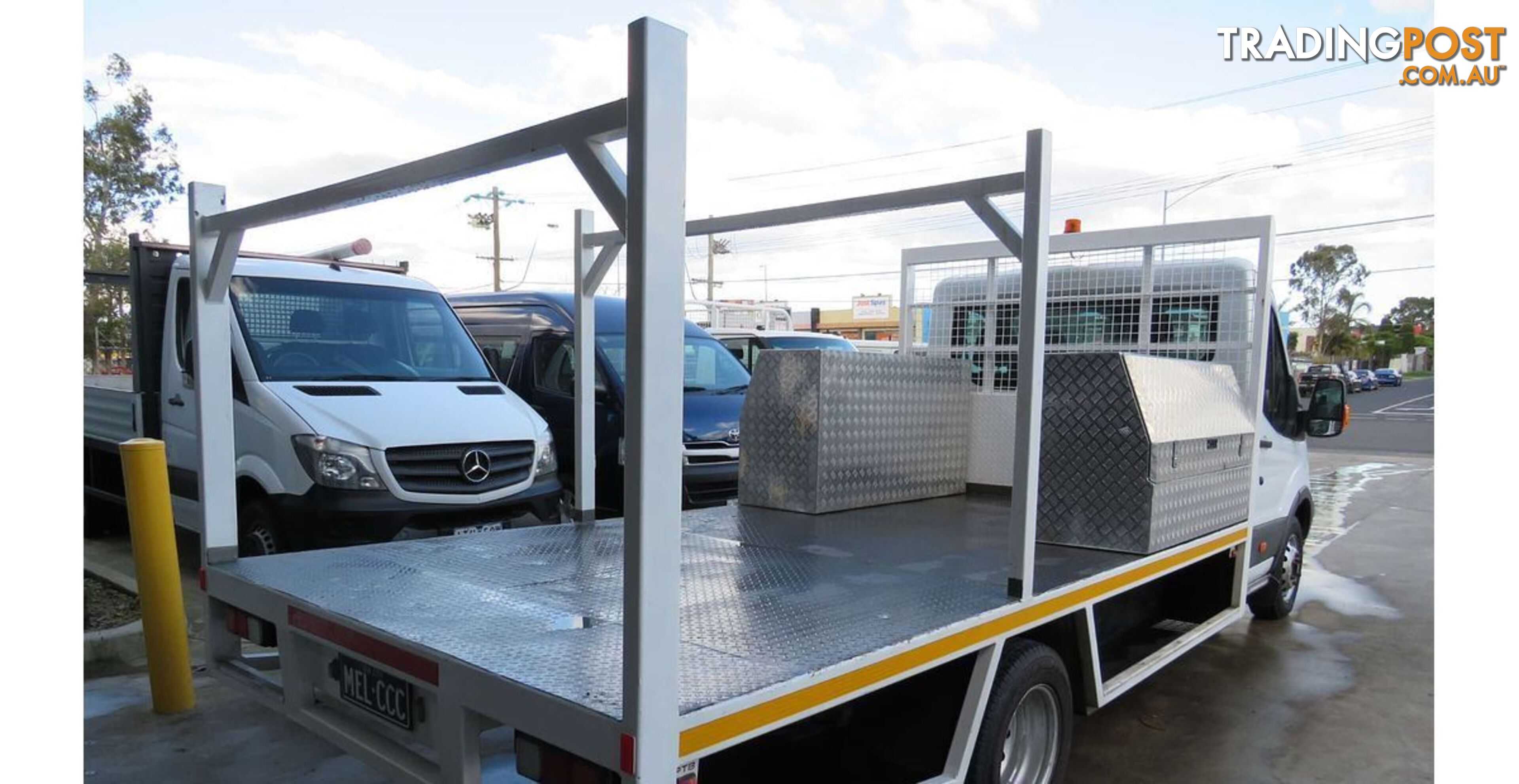 2014 FORD TRANSIT 470E VO CAB CHASSIS