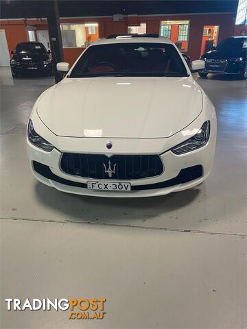 2015 MASERATI GHIBLI S M157 4D SEDAN