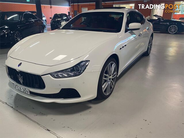 2015 MASERATI GHIBLI S M157 4D SEDAN