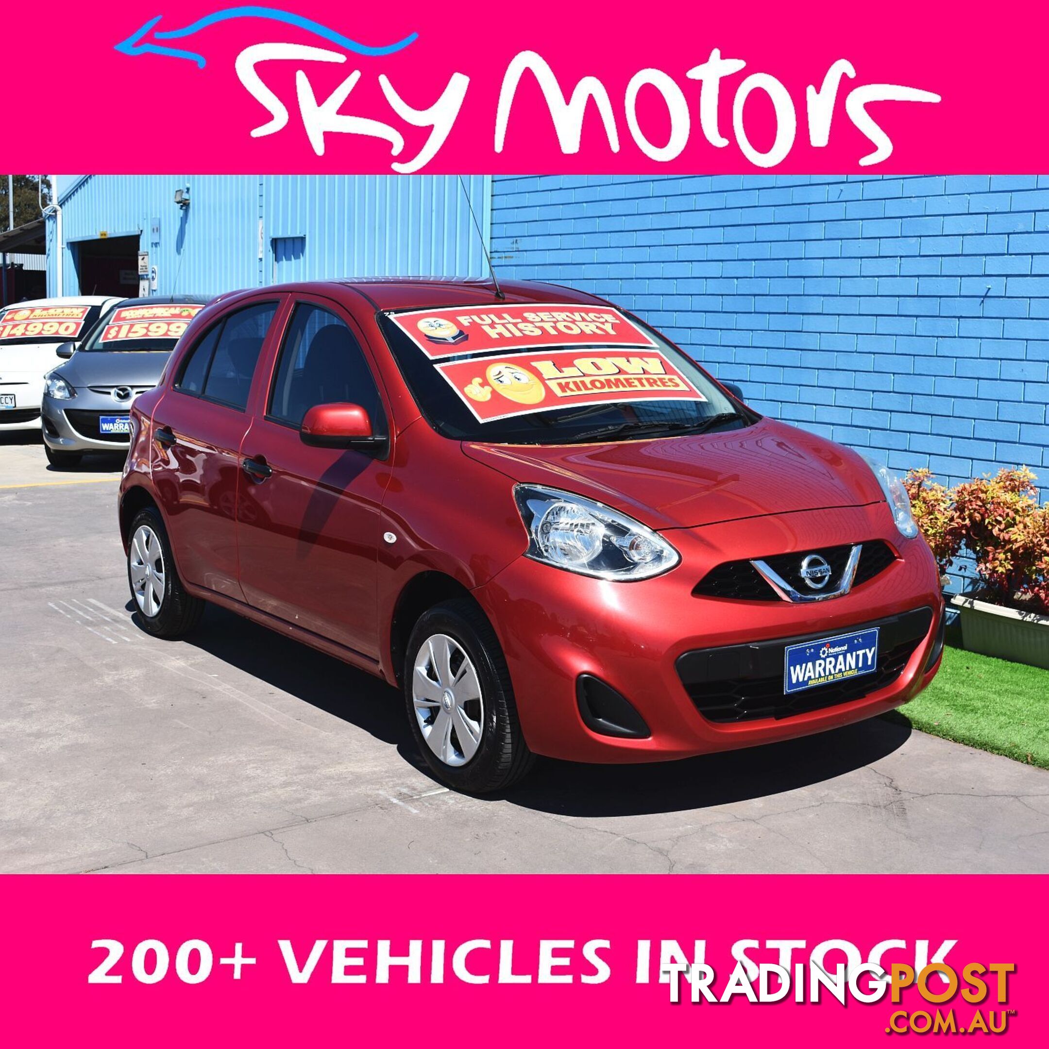 2015 NISSAN MICRA K13 SERIES 4 MY15 ST HATCHBACK 5DR AUTO 4SP 1.2I