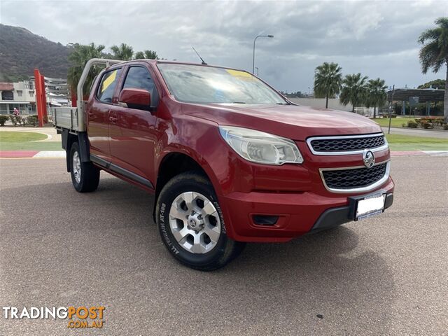 2013 HOLDEN COLORADO LX DUAL CAB LX-DUAL-CAB-RG-MY13 CAB CHASSIS