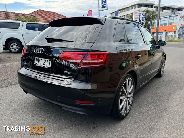 2018 AUDI A3 1,4TFSISPORTBACKCODBLKED 8VMY18 5D HATCHBACK