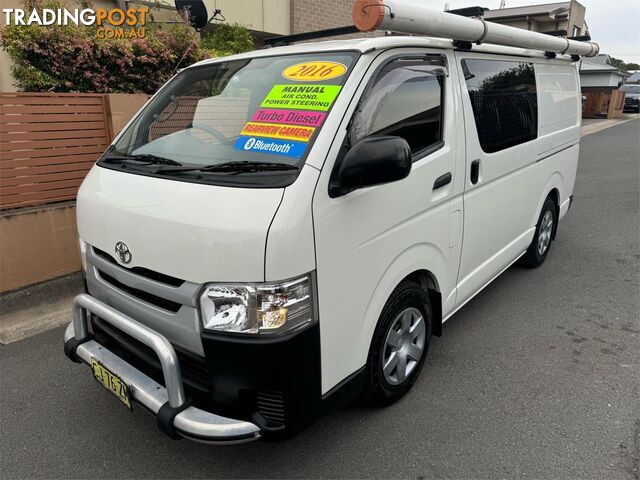 2016 TOYOTA HIACE LWB KDH201RMY16 4D VAN