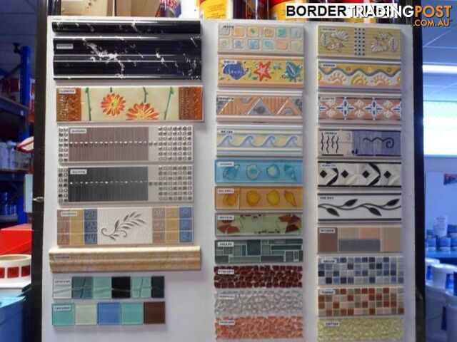 TILE BORDER BLACK TEA 200 X 63 HEAPS OF OTHERS IN STOCK NOW - photo 2 of 10