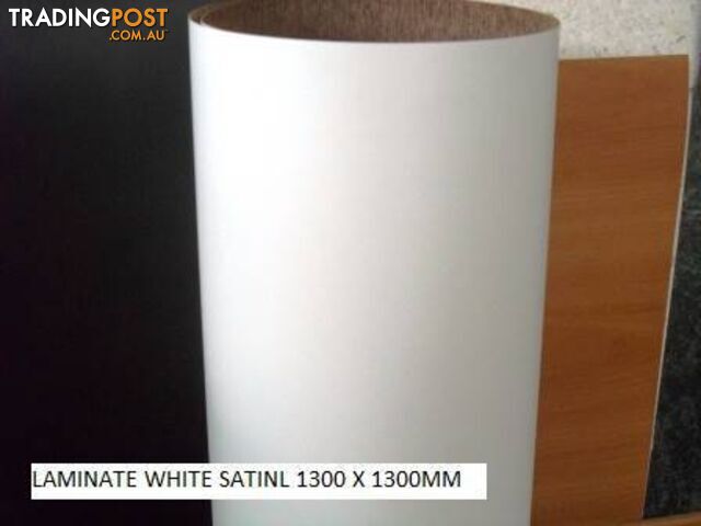 LAMINATE WHITE FOR LINING WALLS, TABLES, BENCHES, DOORS, SHELVING
