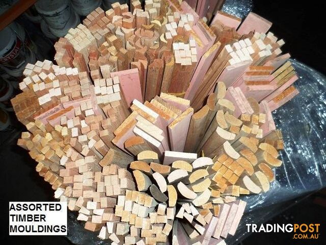 TIMBER ASSORTED PROFILES PINE, MERANTI, PRIMED, RAW NEW TODAY