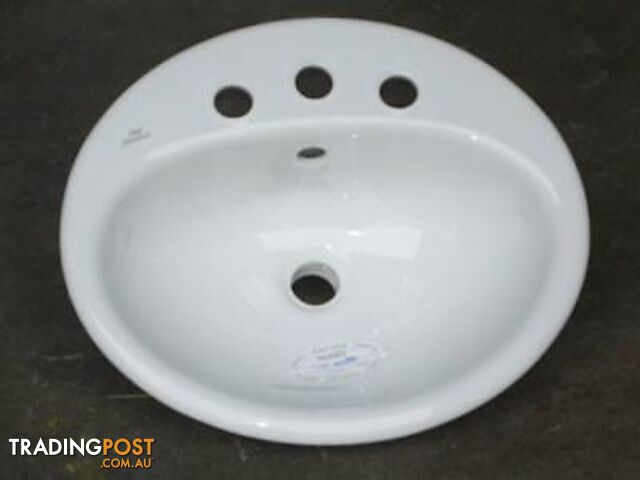 BASIN SQUARE WHITE 1 HOLE 50CM WIDE 42CM DEEP - photo 3 of 10