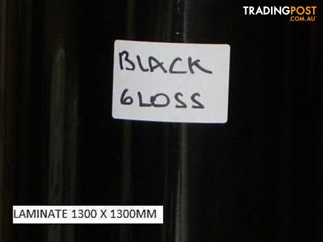 MATT BLACK BENCH TOP LAMINATE 1300 X 1300 TABLE TOPS, SPLASHBACKS - photo 2 of 9