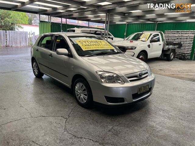 2006 TOYOTA COROLLA ASCENT ZZE122R5Y HATCHBACK