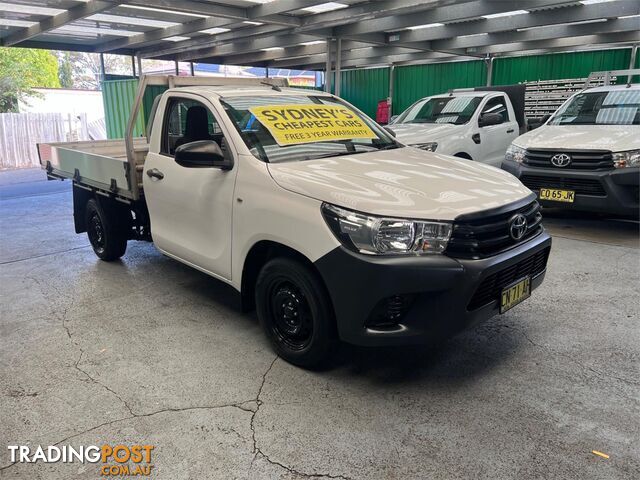 2017 TOYOTA HILUX WORKMATE GUN122R CAB CHASSIS