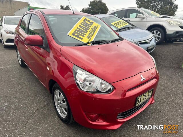 2013 MITSUBISHI MIRAGE ES LAMY14 HATCHBACK