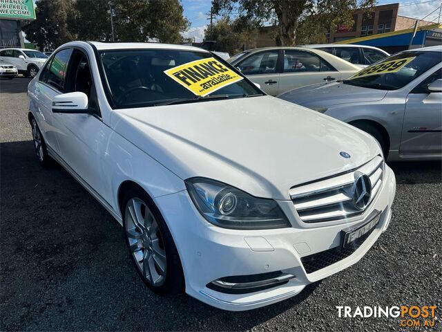 2012 MERCEDES-BENZ C-CLASS C250BLUEEFFICIENCYAVANTGARDE W204MY12 SEDAN