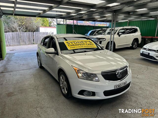 2014 HOLDEN CRUZE EQUIPE JHSERIESIIMY14 HATCHBACK