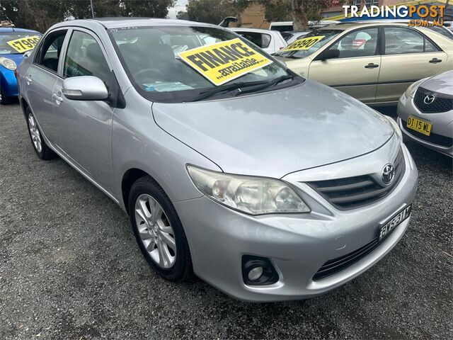 2011 TOYOTA COROLLA ASCENT ZRE152RMY11 SEDAN