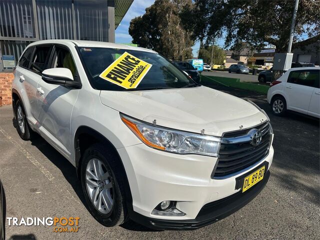 2016 TOYOTA KLUGER GX GSU50R WAGON