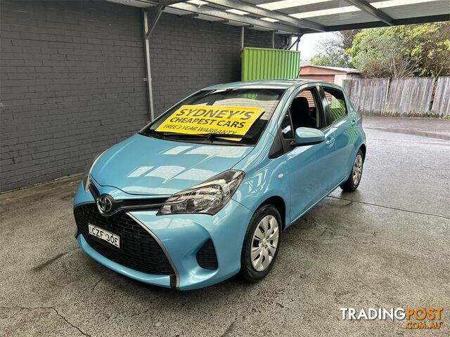 2015 TOYOTA YARIS ASCENT NCP130R HATCHBACK