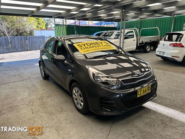 2015 KIA RIO S UBMY15 HATCHBACK