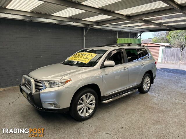 2012 TOYOTA KLUGER GRANDE GSU45RMY12 WAGON