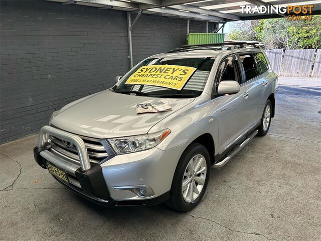 2012 TOYOTA KLUGER GRANDE GSU45RMY12 WAGON