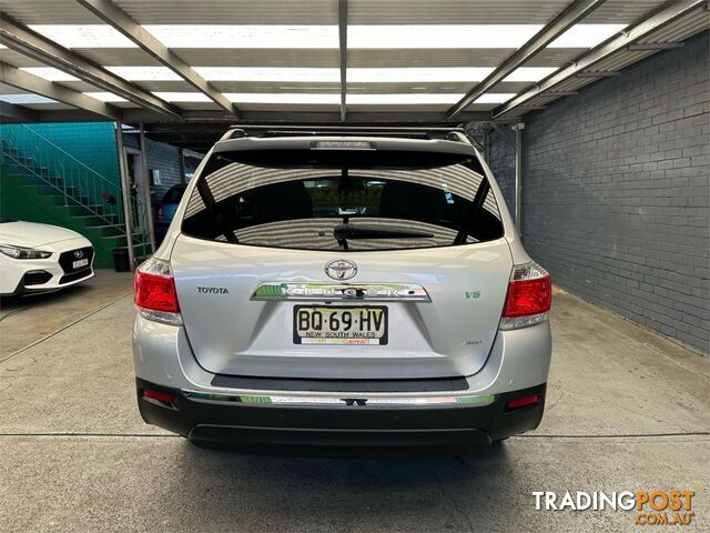 2012 TOYOTA KLUGER GRANDE GSU45RMY12 WAGON