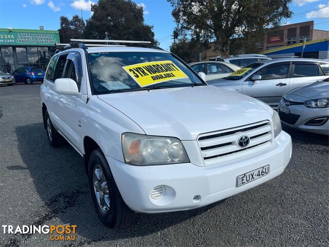 2006 TOYOTA KLUGER CVX MCU28RMY06 WAGON