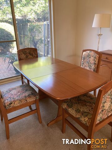 Wooden Dining Table and 4 chairs