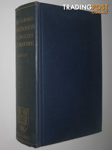 The Oxford Companion to Australian Literature  - Wilde William H. & Hooton, Joy & Andrews, Barry - 2000