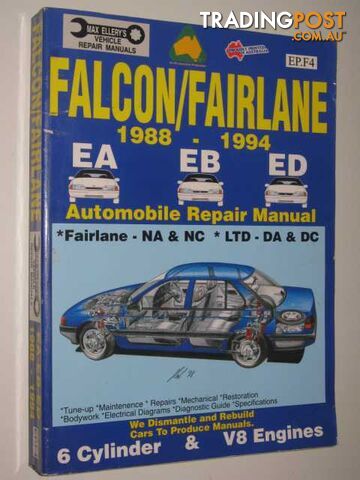 Falcon / Fairlane 1988-1994 Repair Manual  - Author Not Stated Enid - 1998