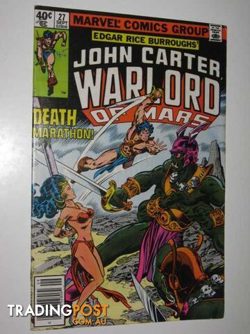 John Carter, Warlord of Mars #27  - Claremont Chris - 1979