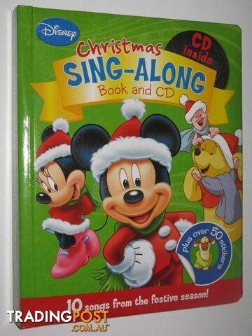 Disney Christmas Sing-Along Book and CD - Author Not Stated - 2014